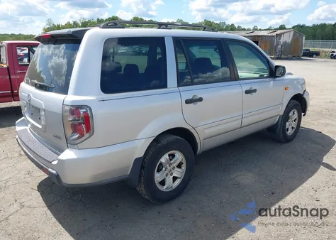 2007 Honda Pilot Lx from USA, damaged, VIN 5FNYF18187B018861